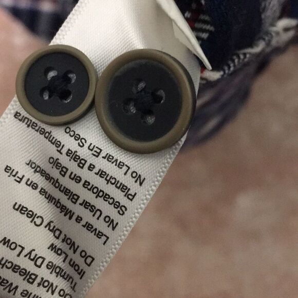 JACHS Thick, heavy %100 cotton twill plaid button down - Picture 9 of 9